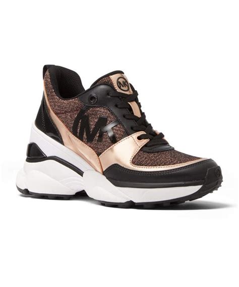 michael kors mickey mixed-media trainer|Michael Kors Mickey Mixed.